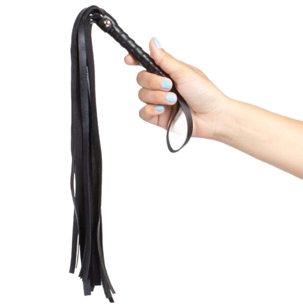 SECRETPLAY - FOUET DE BONDAGE NOIR  COLLECTION BDSM -
