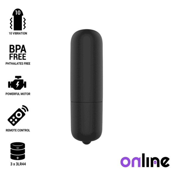 ONLINE - MINI BALLE VIBRANT NOIRE -