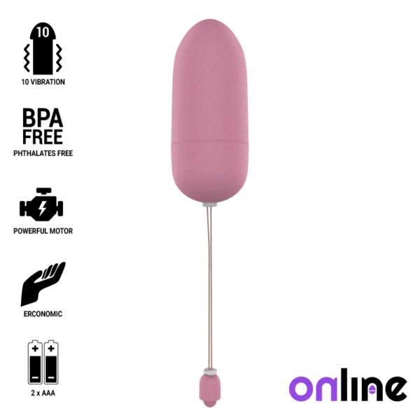 ONLINE - OEUF VIBRANT ROSE IMPERMÉABLE -