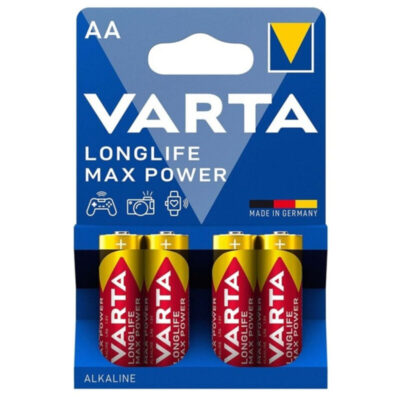 VARTA - MAX POWER PILE ALCALINE AA LR6 4 UNITÉ -