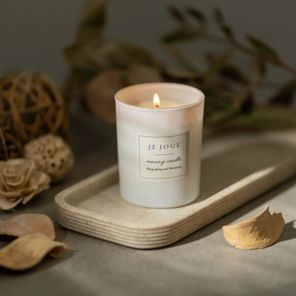 JE JOUE - BOUGIE DE MASSAGE LUXE YLANG YLANG & MANDARINE - – Image 3