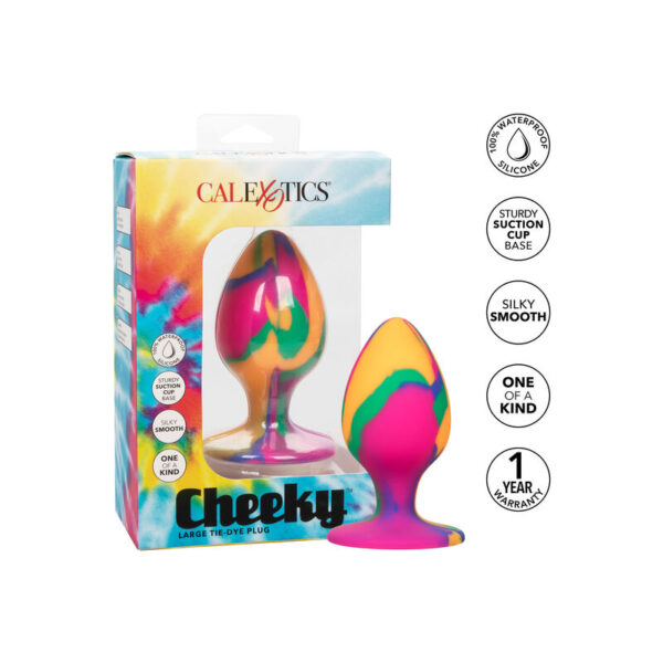 CALIFORNIA EXOTICS - CHEEKY GRAND PLUG ANAL TIE-DYE - – Image 5
