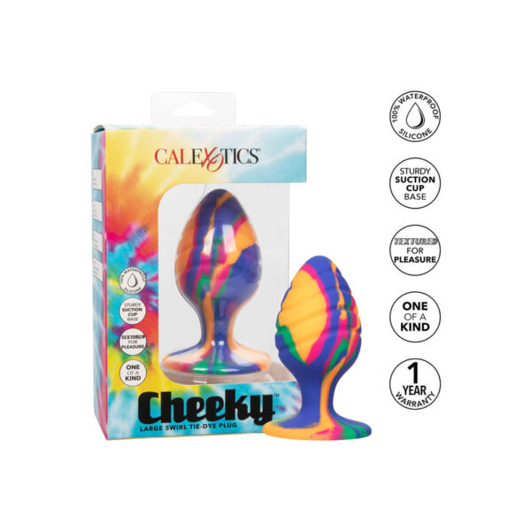CALIFORNIA EXOTICS - CHEEKY GRANDE SWIRL PLUG ANAL - – Image 3