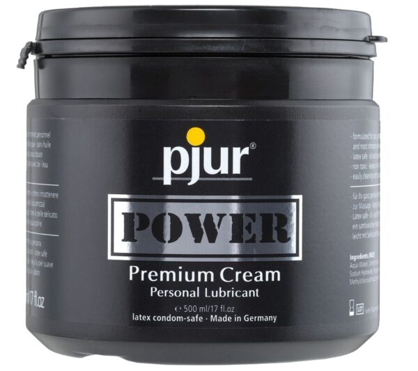 PJUR - LUBRIFIANT PERSONNEL POWER PREMIUM CRÈME 500 ML -