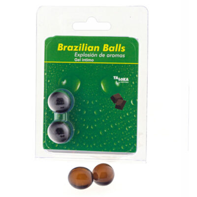 TALOKA - GEL INTIME 2 BOULES BRÉSILIENNES AU CHOCOLAT -