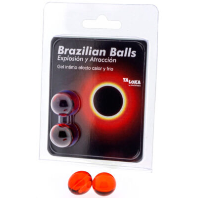 TALOKA - 2 BOULES BRÉSILIENNES GEL EXCITANT EFFET CHAUD & FROID -