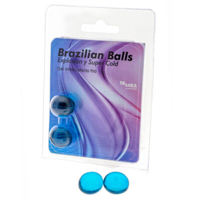 TALOKA - 2 BOULES BRÉSILIENNES GEL EXCITANT EFFET FROID -