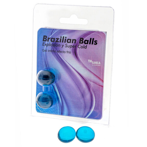TALOKA - 2 BOULES BRÉSILIENNES GEL EXCITANT EFFET FROID -