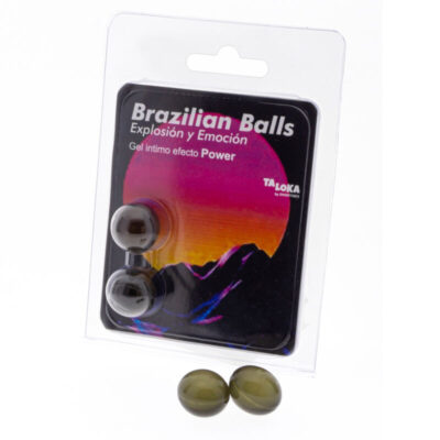 TALOKA - 2 BALLES BRÉSILIENNES GEL EXCITANANT EFFET PUISSANT -