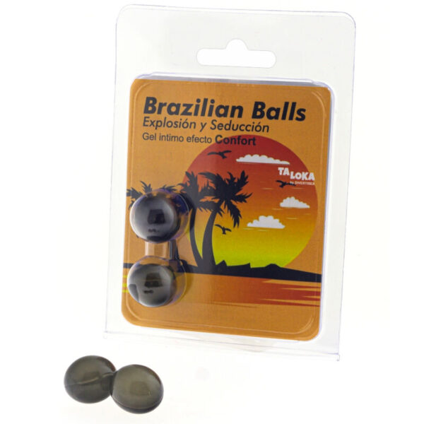 TALOKA - 2 BALLES BRÉSILIENNES GEL EXCITANT EFFET CONFORT -