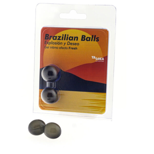 TALOKA - 2 BOULES BRÉSILIENNES GEL EXCITANT EFFET FRAIS -