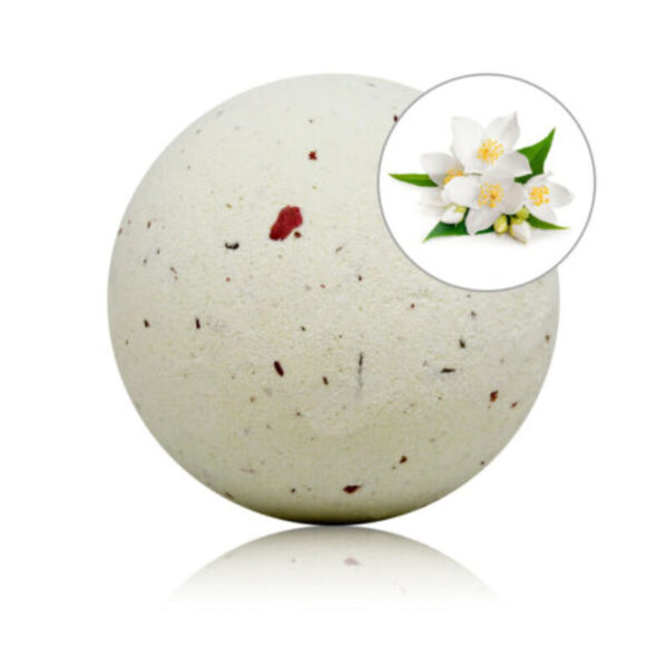 TALOKA - BOMBE DE BAIN PARFUMÉE AU JASMIN ET AUX PÉTALES DE ROSE -
