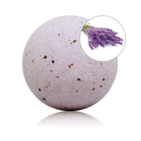 TALOKA - BOMBE DE BAIN PARFUMÉE LAVANDE ET PÉTALES DE ROSE -