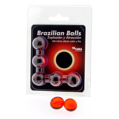 TALOKA - 5 BOULES BRÉSILIENNES GEL EXCITANT EFFET CHAUD & FROID -