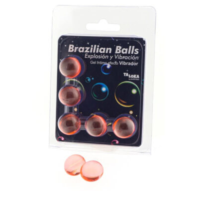 TALOKA - 5 BALLES BRÉSILIENNES GEL EXCITANT EFFET VIBRANT -