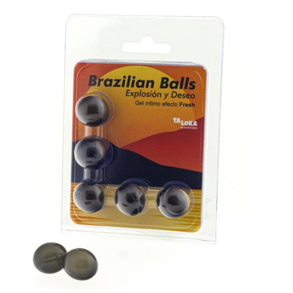 TALOKA - 5 BOULES BRÉSILIENNES GEL EXCITANT EFFET FRAIS -