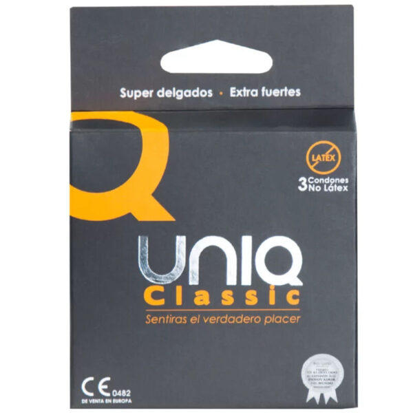 UNIQ - CLASSIC PRÉSERVATIFS SANS LATEX 3 UNITÉS -