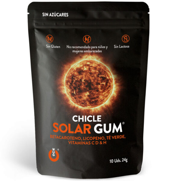 WUG GUM - SOLAR GUM SUN TANNING 10 UNITS -