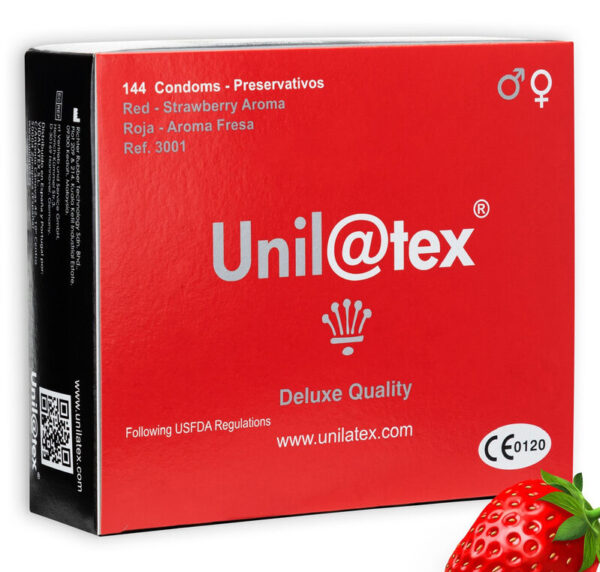 UNILATEX - CONSERVATEURS ROUGE / FRAISE 144 UNITÉS -