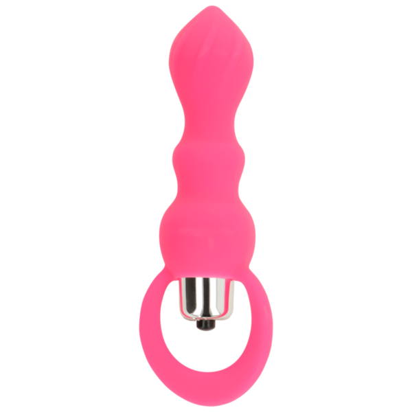 OHMAMA - STIMULATEUR ANAL AVEC VIBRATION 9 CM ROSE -