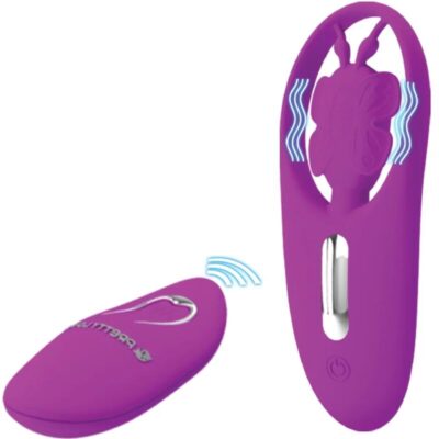 PRETTY LOVE - STIMULATEUR PAPILLON DANCING POUR CULOTTES AVEC TÉLÉCOMMANDE LILAS -