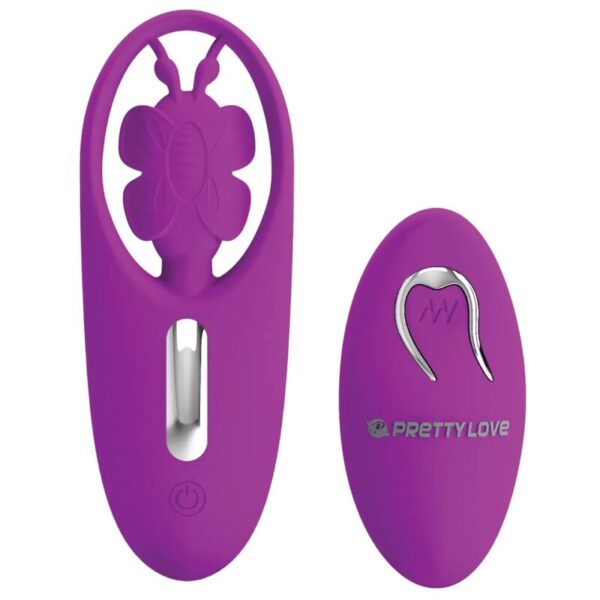 PRETTY LOVE - STIMULATEUR PAPILLON DANCING POUR CULOTTES AVEC TÉLÉCOMMANDE LILAS - – Image 2