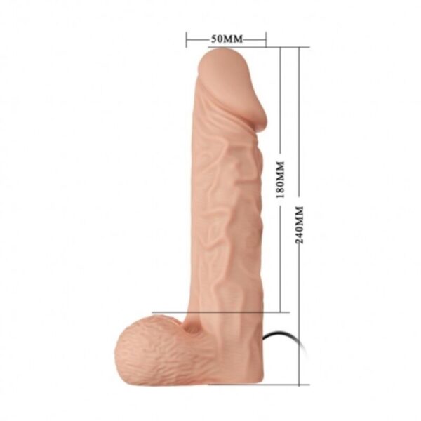 BAILE - HARNAIS DE ULTRA PASSIONNÉE 24 CM NATUREL - – Image 4