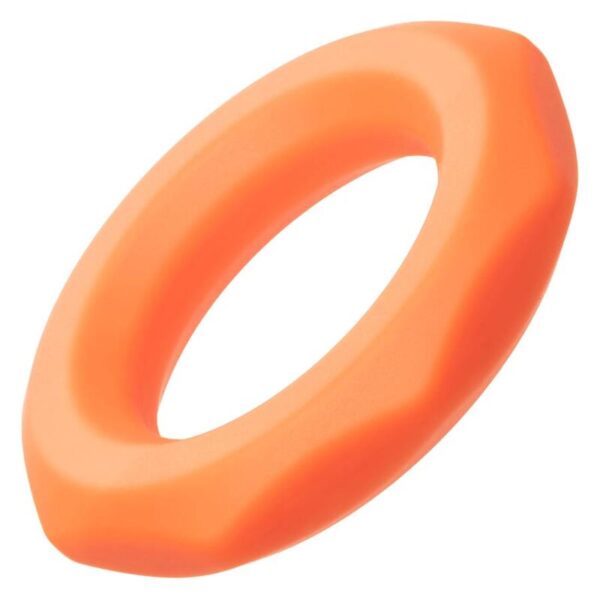 CALIFORNIA EXOTICS - BAGUE ALPHA SEXAGON ORANGE - – Image 7