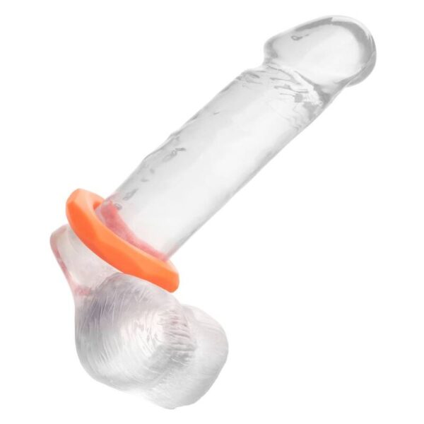 CALIFORNIA EXOTICS - BAGUE ALPHA SEXAGON ORANGE - – Image 2