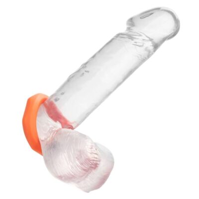 CALIFORNIA EXOTICS - BAGUE ALPHA SEXAGON ORANGE -