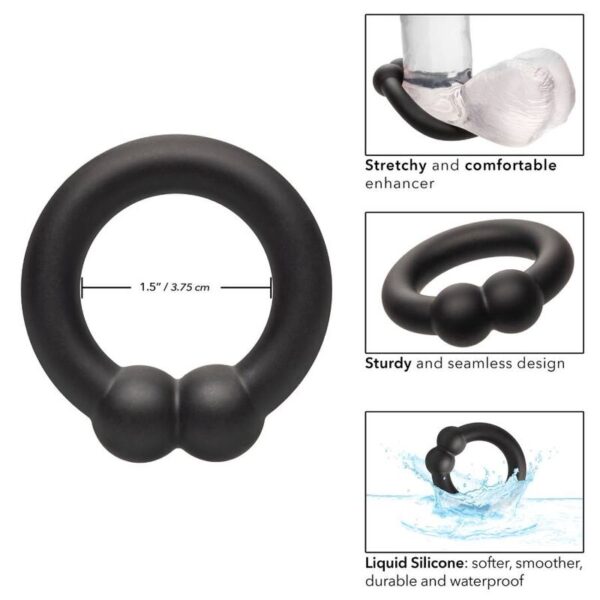 CALIFORNIA EXOTICS - BAGUE MUSCULAIRE ALPHA NOIR - – Image 4