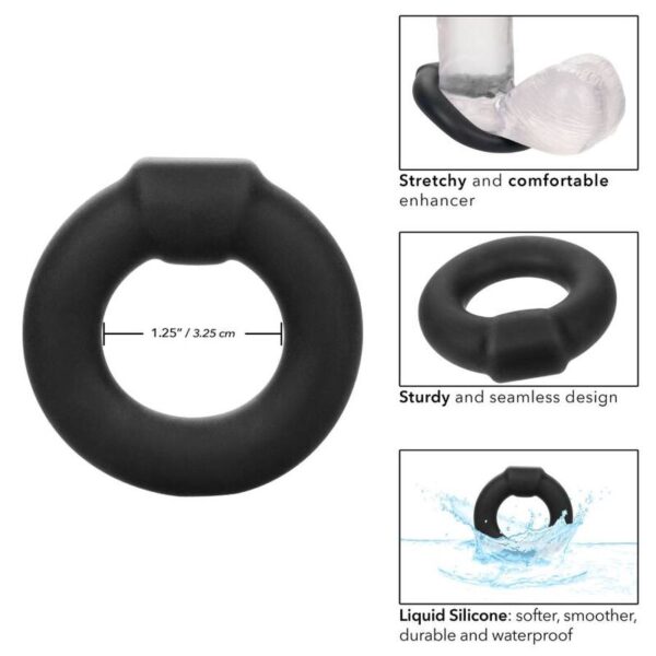 CALIFORNIA EXOTICS - BAGUE ALPHA OPTIMUM NOIR - – Image 3