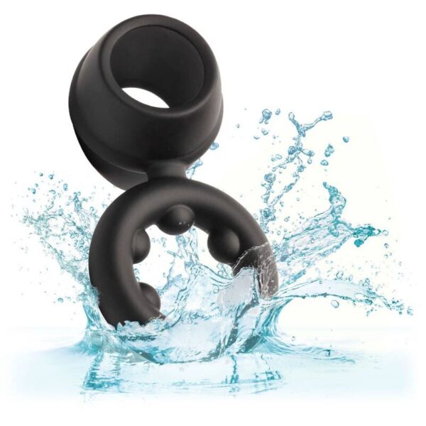 CALIFORNIA EXOTICS - BAGUE ALPHA DUAL MAGNUM NOIR - – Image 4