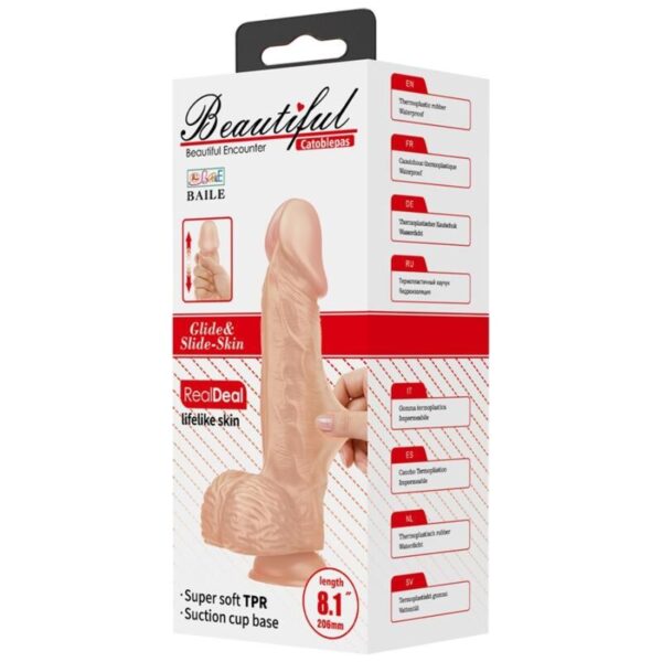 BAILE - BELLE RENCONTRE CATOBLEPAS GODE RÉALISTE FLEXIBLE 20.6 CM NATUREL - – Image 7
