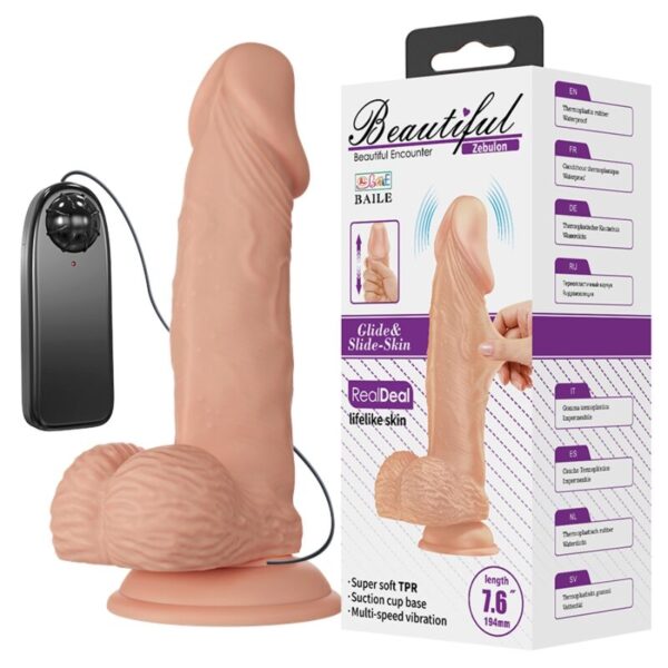 BAILE - BELLE RENCONTRE ZEBULON VIBRATION 19.4 CM NATUREL - – Image 7