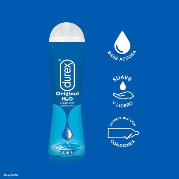 DUREX - LUBRIFIANT H2O NATUREL DUREX PLAY 50 ML - – Image 2