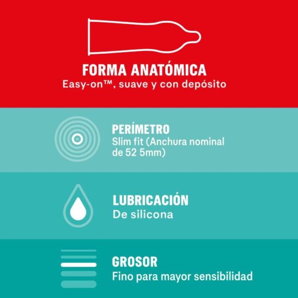 DUREX - SENSITIVO SLIM FIT 10 UNITÉS - – Image 3