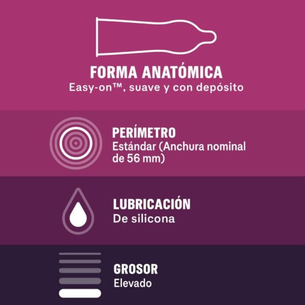DUREX - PRÉSERVATIFS SANS LATEX 12 UNITÉS - – Image 3