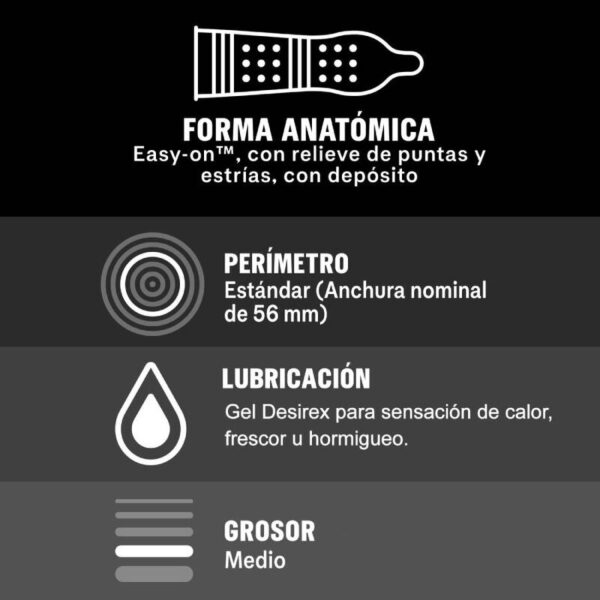 DUREX - ORGASMIQUE INTENSE 12 UNITÉS - – Image 3