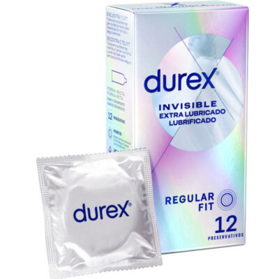 DUREX - INVISIBLE EXTRA LUBRIFIÉ 12 UNITÉS -
