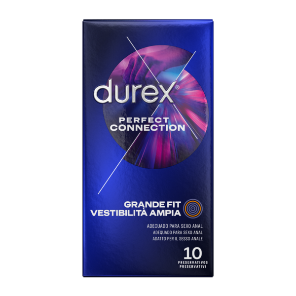 DUREX - CONNEXION PARFAITE SILICONE LUBRIFICATION EXTRA 10 UNITÉS - – Image 2