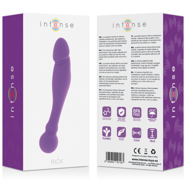 INTENSE - SILICONE RICK DUAL LILAS - – Image 6