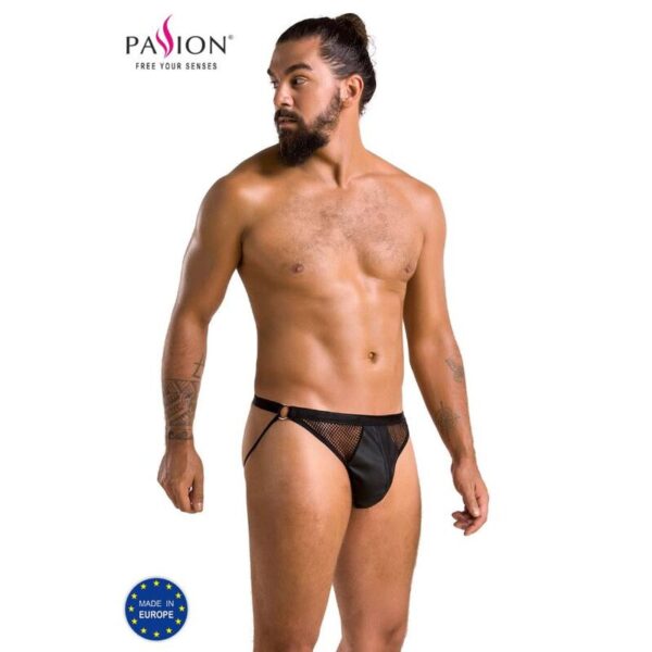 PASSION - 034 SLIP OUVERT LUKE NOIR L/XL -