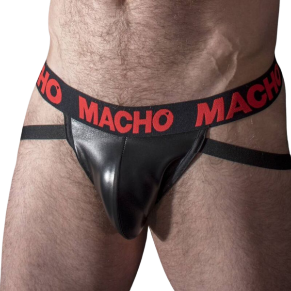 MACHO - MX25RC JOCK CUIR ROUGE S -