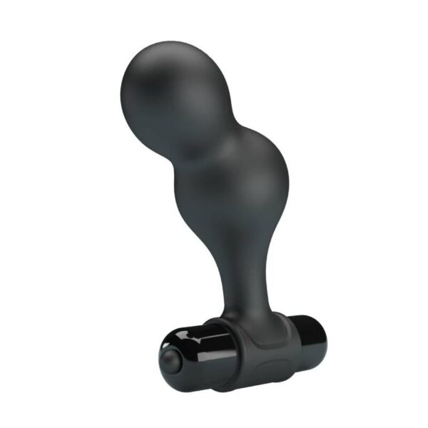 MR PLAY - PLUG ANAL VIBRATEUR EN SILICONE NOIR - – Image 4