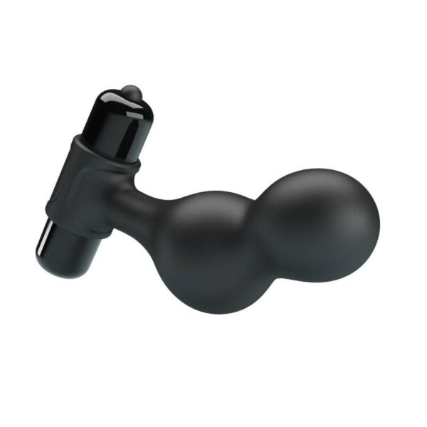 MR PLAY - PLUG ANAL VIBRATEUR EN SILICONE NOIR - – Image 5