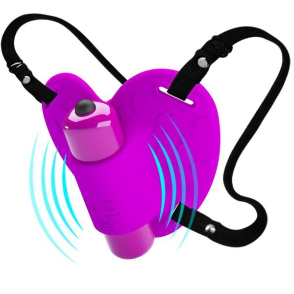 PRETTY LOVE - MASSEUR DE CLITORIS HEARTBEAT 10 MODES DE VIBRATION VIOLET - – Image 3