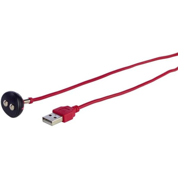 FUN FACTORY - CHARGEUR MAGNÉTIQUE USB ROUGE - – Image 2