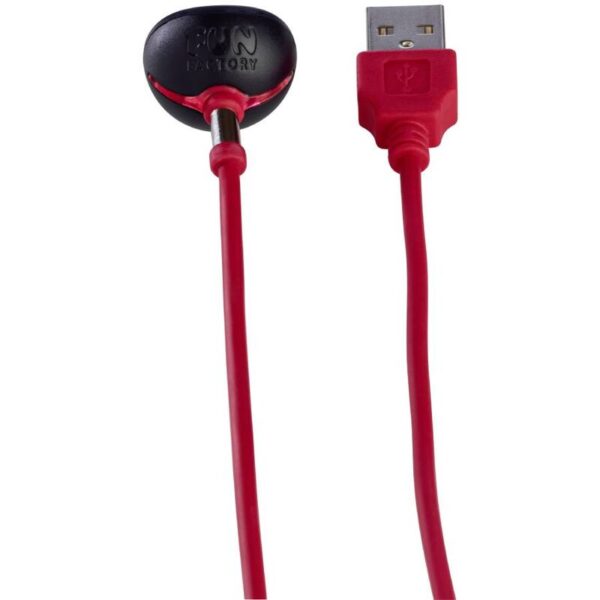 FUN FACTORY - CHARGEUR MAGNÉTIQUE USB ROUGE - – Image 4