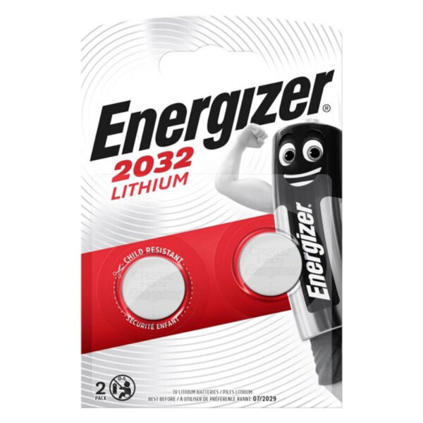 ENERGIZER - PILE BOUTON LITHIUM CR2032 3V 2 UNIT? -